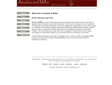 Tablet Screenshot of amadeoandmillerlaw.com